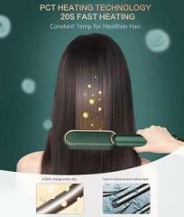 Amourshoppe HAIR STRAIGHTENER BRUSH Electric Hair Straightener Brush Straight Quick Iron Hot Comb Hair Straightener Brush