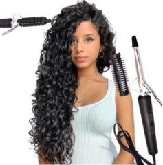 Beautyx Professional 471B Ceramic Anti Static Curler Styling Tool Iron Rod Brush B60 Electric Hair Curler