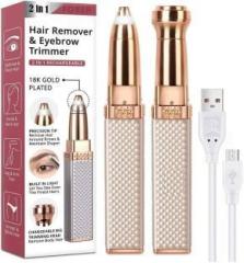 Blawless 2in1Hair Epilator&Eyebrow Trimmer Machine for Women Face, Upper Lip, Remover Cordless Epilator