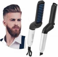 Brand Creation Multifunctional Hair Comb Brush Beard Straightener Hair Straightening Comb Quick Hair Beard Care Styling Brush for Men 8404 Hair Straightener Brush