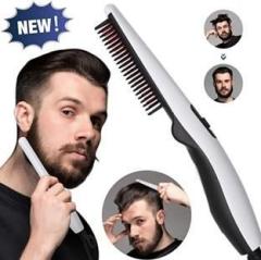 Clothydeal Electric All in One Hair Styler for Men Beard Hair Straightner Curly Hair Comb Multifunctional Beard Curly Hair Straightening & Styler Comb Machine for Men Hair Straightener