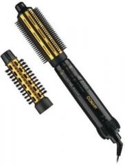 Conair Supreme 2 in 1 Hot Air Styling Brush, Black and Gold Hair Curler