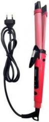 Drake 2 in 1 Hair straightener and Curler, Professional NHC 1818SC Long Rod, 5 Temperature Setting Hair Styler