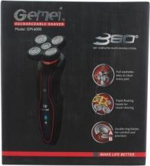 Gemei GM 6000 360 5D Rechargeable Shaver For Men