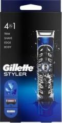 Gillette Proglide 4 in 1 Styler Trimmer 30 min Runtime 3 Length Settings