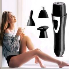 Keekos Hair Removal for Women 4 in 1 Electric Hair Shaver Kit Include Face Hair Remover, Eyebrow Trimmer, Body Shaver, Nose Hair Trimmer, Waterproof Razor with USB Charging Cordless Epilator
