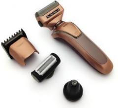 Kemei 4 In 1 Multifunctional Hair Clipper Shaver Razor Men Nose Ear Hair Trimmer Grooming Kit Set Rechargeable Shaving Machine Shaver For Men, Men