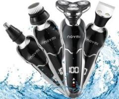 Kimtok Waterproof IPX6 Electric Trimmer Wet & Dry Rotary Shavers for Men Shaver For Men