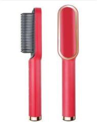Kybero Hair Straightener Comb for Women & Men, Hair Styler Straightener Machine Brush PTC Heating Electric Straightener with 5 Temperature Control Hair Straightener