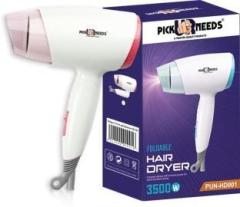 Make Ur Wish Compact & Portable 3500W Powerful Professional Hair Dryer with Folding Handle Hair Dryer
