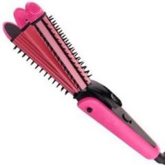 Moonlight NHC 8890 3IN 1HAIR STRAIGHTENER FOR GIRLS IN PINK COLOR Hair Straightener