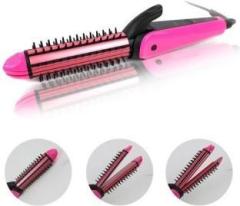 Moonlight NHC8890 3 IN 1 Professional Hair Straightener Crimper Roller Styler For Women Hair Styler