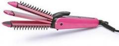 Novatic 8890 Hair Curler + Crimmper + Straightner Portable 3 in 1 Electric Hair Curler