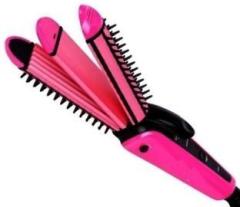 Nva Nova NHC 8890 3In1 Professional Corded Crimper Electric Straightner Curler For Women Hair Styler