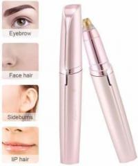 Painless Portable Eyebrow; Face; Lips; Nose Hair Removal Electric Trimmer with Light for Women Cordless Epilator