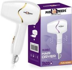 Pick Ur Needs Portable Mini Professional Hair Dryer 3500W with Foldable Handle Hair Dryer