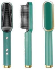 Rajipo Enterprise Hair Straightening Iron Built with Comb Hair Straightener machine Brush Hair Straightener
