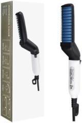 Rhonnium Pro Curling Iron & Side Straighter Hair Comb Hairdresser Pro Curling Iron Hair Styler