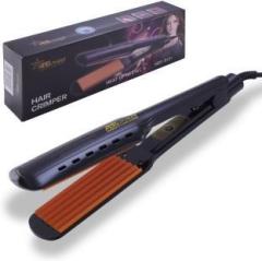 Star Abs Pro Professional Hair Crimping Machine for Woman Give Your Hair an Iconic Glam Look Orange Ceramic Coated Plats Classic Design Strong Body Hair Crimping Tool Hair Styler