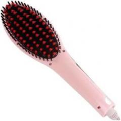 Starbust Hair Straightener Fast and Easy to Use Natural Straight Hair Result, Detangling Hair Brush Anion Hair Care Anti Scald, Massage Professional Look Type 098 Hair Straightener Pink Hair Straightener