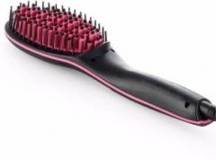 Wds Simply Straight Ceramic Brush with Lcd Display Hair Straightener DF984 Hair Straightener