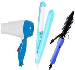 Willa NV 1290 hair dryer, Mini hair straightener and hair curler 16B Hair Dryer