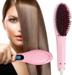 Winterfell Hair straightener Hot Hair Brush PiNK Hair Straightener Hair Straightener Brush