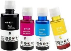 Ang GT 52 & GT 53XL Ink For 5810, 5811, 5820, 5821, 310, 315, 316, 319, 410, 415, 416, 419 Black + Tri Color Combo Pack Ink Bottle