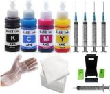 Ang REFILL KIT FOR HP INK CARTRIDGE 1015, 4645, 3545e, 3548e, 4515e, 4518e, 1515, 1518, 2645, 2648, 2515, 2545 and 3515e Black + Tri Color Combo Pack Ink Cartridge