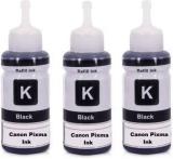 Earmok High Quality Compatible Refill Ink for Canon Pixma Cartridge Dye Ink Compatible for Canon PG 40, 47, 88, 89, 740, 745, 810, 830 / CL 41, 57, 98, 99, 741, 746, 811, 831, MG 2470, MG 2570, MX 328, 338, E460, IP 2770, MP 245 Black Ink Bottle