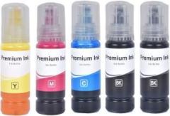 Good One 001/003 Ink Compatible for L3110, L3150, L5190, L1110, L4150, L6170, L4160, L6190 Black + Tri Color Combo Pack Ink Bottle