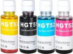 Good One GT51 GT52 Ink Compatible For 310, 315, 319, 410, 415, 419, GT5810, GT5820, GT5821 Black + Tri Color Combo Pack Ink Bottle