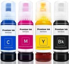 Inkpoint 001 / 003 Ink For Epson L3110, L3100, L3115, L3116, L3150, L3151, L3152, L3156 Black + Tri Color Combo Pack Ink Bottle