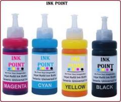 Inkpoint Epson T664 L100, L110, L130, L200, L210, L220, L300 Black + Tri Color Combo Pack Ink Bottle