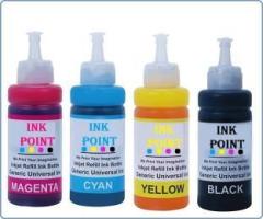 Inkpoint Epson T664 L100, L110, L130, L200, L210, L220, L300, L385 Black + Tri Color Combo Pack Ink Bottle