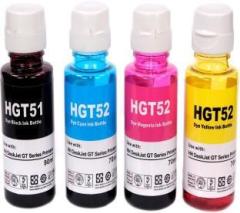 Jimigo For HP Ink Tank 310, 315, 319, 410, 415, 419 GT5810, GT5820 Ink Bottle Black + Tri Color Combo Pack Ink Bottle