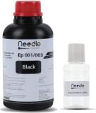 Needle 1X500ml Ep 001/003 Inkjet Ink Tank Refill Compatible for Epson L1110, L1455, L3100, L3101, L3110, L3115, L3150, L3151, L3152, L4150, L4160 CISS Ink Tank Printers Black Ink Bottle