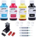 Needle 100ml CMYK Cartridge Ink Refill Suction Toolkit for HP, Canon Cartridge Printers Black Twin Pack Ink Bottle