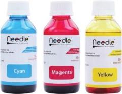 Needle 3 x 100 ml Cartridge Inkjet printer refill ink for HP 678, 802, 901, 818, 21, 22, 27, 46, 56, 57, 680, 703, 704, 803, 818, 900 for Canon CL 41, 57, 98, 99, 741, 746, 811, 831 Tri Color Ink Bottle