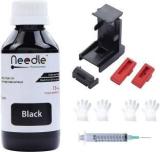 Needle Black Refill Kit with Suction Tool Ink Refill for HP and Canon Cartridge Printer Black Ink Bottle