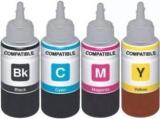 Printcare Refill Ink For Use In Brother DCP J125 Printer Black, Cyan, Magenta, Yellow 100 ML Each Bottle Black + Tri Color Combo Pack Ink Bottle