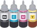 Printcare Refill Ink Use In Canon PIXMA All in One Printer MG2570S Black + Tri Color Combo Pack Ink Bottle