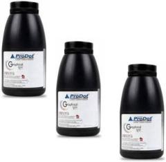 Prodot 3688 Laser Toner Powder Compatible for HP 35A, 36A, 88A, 278A, 285A Toner Cartridges Set of 3 Black Ink Toner