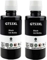 Quink Refill Ink for HP GT51XL, GT53XL GT5810, GT5820, GT5811, GT5821, Black Ink Bottle