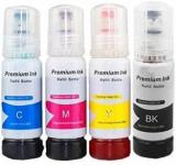 Rofix Refill ink For L3250 Multi function Wireless Color Printer Black + Tri Color Combo Pack Ink Bottle