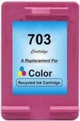 Trendvision CARTRIDGE 703 Tri Color Ink Cartridge with HP Deskjet Ink Advantage Printer K109a, HP Deskjet D730 Printer, HP Deskjet Ink Advantage AiO Prntr K209a. TRICOLOR Tri Color Ink Cartridge