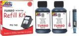 Turbo Ink Refill Kit For Canon Pixma PG 745 Cartridge Black Ink Cartridge