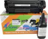 Vicpri Easy Refill 12A, Q2612A Toner Cartridge Compatible with Laserjet Printer 1010 / 1012 / 1018 / 1020 / 1020 Plus / 1022 / 3050 / 3052 / M1005 / M1319F MFP, Black Ink Toner