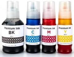 Zokio GI 71 Ink Refill for Canon PIXMA G1020, G2020, G2021, G2060, G3020, G3021 Black + Tri Color Combo Pack Ink Bottle