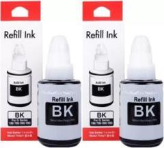 Zokio Refill Ink For Canon GI 790 G1000, G1010, G2002, G2010, G3000, G3010 Black Twin Pack Ink Bottle